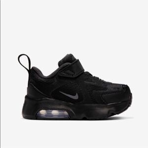 Nike air max 200 triple black toddler sneakers